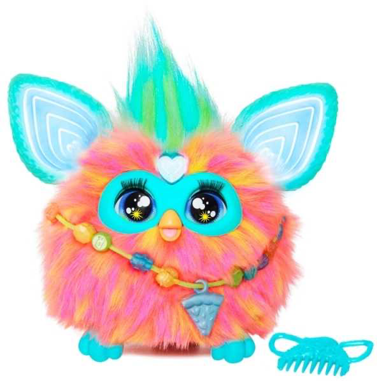 Interaktyvus žaislas FURBY minkštas Coral, F6744
