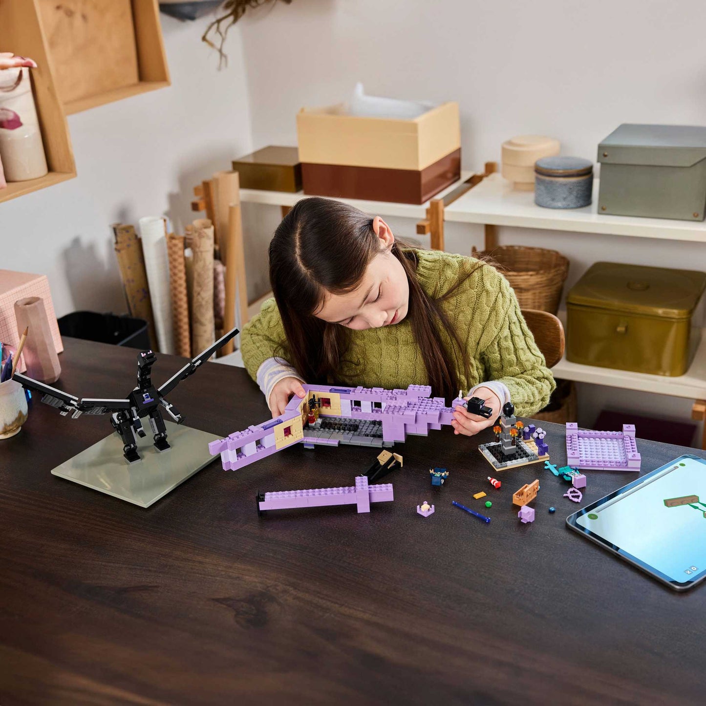 LEGO® Minecraft® I Enderio drakonas ir Pabaigos laivas 21264