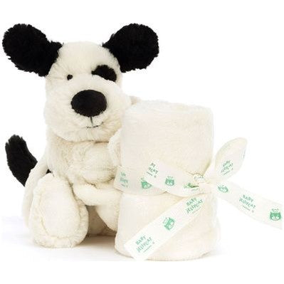 Kūdikio migdukas BASHFUL Black & Cream Puppy Soother