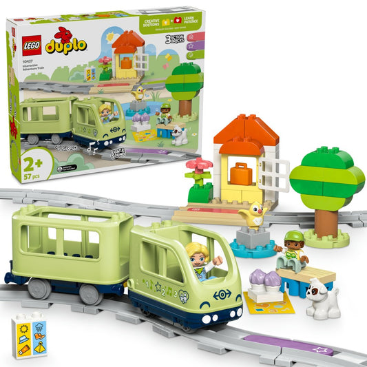 LEGO® DUPLO® | Town Interaktyvus nuotykių traukinukas 10427