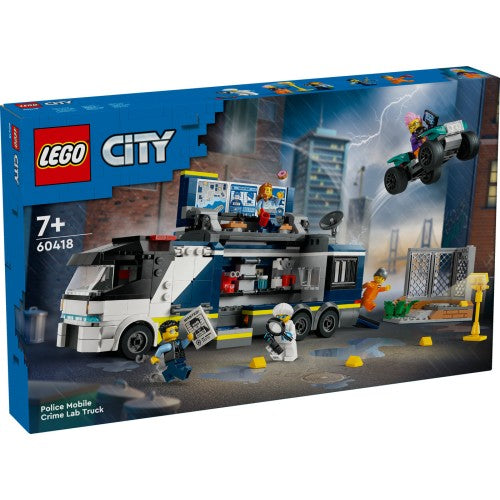LEGO® | City Policijos mobiliosios nusikaltimų tyrimo laboratorijos sunkvežimis 60418