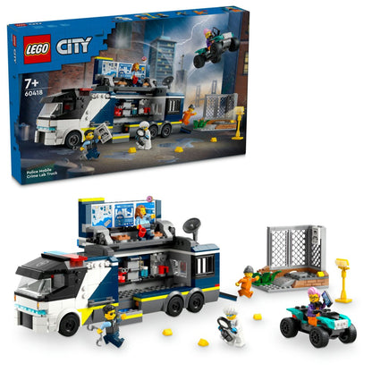 LEGO® | City Policijos mobiliosios nusikaltimų tyrimo laboratorijos sunkvežimis 60418