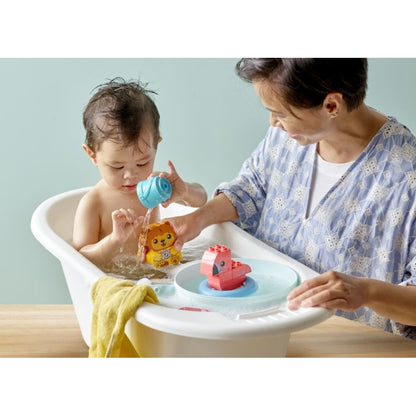 LEGO® DUPLO® | Mano pirmosios maudynių pramogos: plūduriuojanti gyvūnų sala 10966