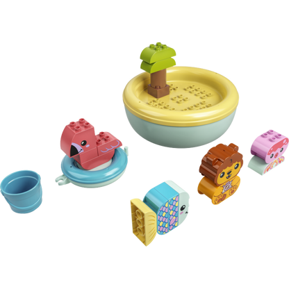 LEGO® DUPLO® | Mano pirmosios maudynių pramogos: plūduriuojanti gyvūnų sala 10966