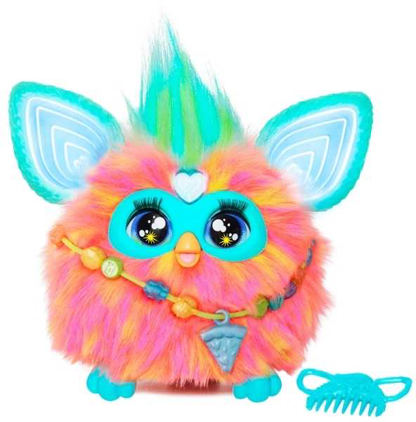 Interaktyvus žaislas FURBY minkštas Coral, F6744