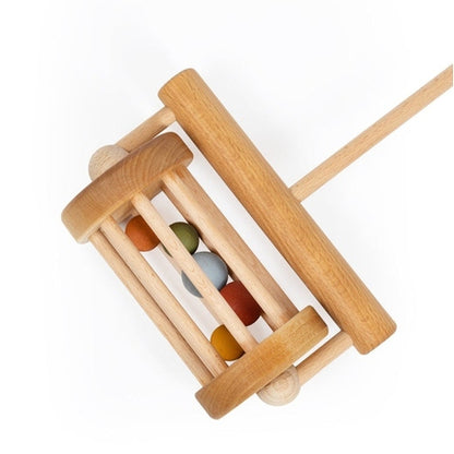 Medinė vėjapjovė su ratukais