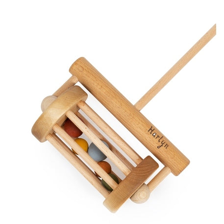 Medinė vėjapjovė su ratukais