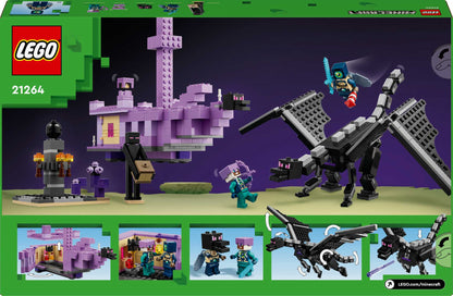 LEGO® Minecraft® I Enderio drakonas ir Pabaigos laivas 21264