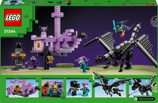 LEGO® Minecraft® I Enderio drakonas ir Pabaigos laivas 21264