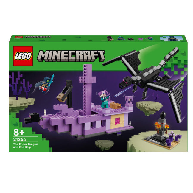 LEGO® Minecraft® I Enderio drakonas ir Pabaigos laivas 21264