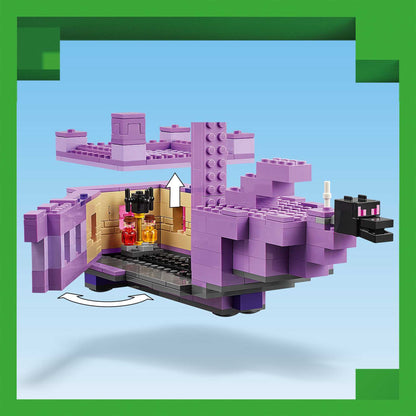 LEGO® Minecraft® I Enderio drakonas ir Pabaigos laivas 21264