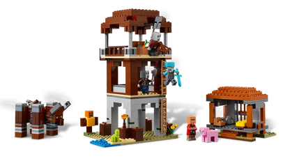 LEGO® Minecraft® ǀ Plėšikų sargybos postas ir naikintojas 21278